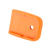 GLOCK OEM Magazine Floorplate - Orange, durable polymer replacement part for double stack 10mm/45ACP magazines, shown in close-up.