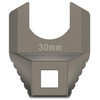 Real Avid REAL AVID MSTR FIT30MM BBL NUT WRE, a firearm accessory with a metallic, CNC-machined construction designed to fit a 30mm barrel nut.