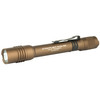 Streamlight ProTac 2AA Coyote Brown Handheld Flashlight, compact tactical flashlight with adjustable beam, suitable for outdoor and professional use.