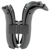 GLOCK OEM G20/21 GN4 BVRTL BKSTRP, black polymer back strap for Glock pistols with textured surface and adjustable fit.