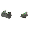 Hi-Viz HIVIZ Co-Witness, firearm tactical sight accessories with green fiber optics for SIG P320/365.