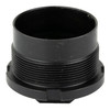 Dead Air Armament Dead Air Ghost Fixed Mount 1/2X28, black firearm suppressor mount with threaded design for suppressor attachment.