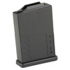 MDT 106541-BLK Polymer AICS Box Magazine for TAC21, ACC, LSS-XL, and More - Reliable, Easy-to-Load, Quiet Magazine, black polymer magazine standing upright with textured surface and marked with model details.