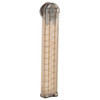 FN America 3810110093 High-Quality 50-Round Steel Magazine, transparent magazine with black base, designed for durability and reliability for shooting enthusiasts.