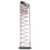 Elite Tactical Systems Group SG9-320-21 - 21-Round High Capacity Polymer Magazine, transparent magazine showcasing metal spring and design for maximum durability and reliability.