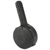 KCI USA KCI-MZ027 50-Round Drum Magazine for Glock 17, 19, 34, high carbon steel and polymer construction, shown on white background.