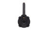 Magpul Industries PMAG D-50 GL9 50-Round Drum Magazine for Glock, black durable polymer construction with a round drum shape and magazine feed mechanism.