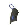 NcStar AAKLAV2 AK Speed Loader Version 2 for 7.62X39mm Magazines, fast load and durable design, black plastic magazine loader with a blue pull tab and cord for easy carrying.