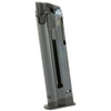 Browning 112055191 Magazine for 1911-22 Pistol - 10 Round Easy Load .22LR Magazine, close-up view of the black metal magazine with a slide and viewing window for ammunition, isolated on white background.