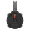 Magpul Industries PMAG D-50 MP Drum Magazine - 50-Round Capacity for HK94/MP5 | Lightweight, Durable & Easy Loading | MAG1181-BLK