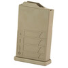 MDT 104447-FDE Polymer AICS External Box Magazine - 10 Rounds, Compatible with MDT Chassis & M24 Systems