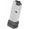Springfield HC5915 Firearm, close-up of a silver magazine with a black top and textured grip at the base, indicating durability and reliable performance for all shooters.