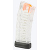 Steyr Arms 1263050510 28-Round 9mm Magazine for AUG Police Training Kit, high capacity magazine with orange follower.