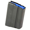 CMMG 66AFC70 AR15 10-Round Magazine - 6.5 Grendel, 6mm ARC, & 22 ARC Compatible, premium stainless steel design, with blue follower and black magazine body.