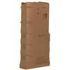 Mission First Tactical 20EXD762x51-SDE, high-performance polymer magazine for AR10/SR25 in desert tan color, designed for 7.62x51/.308 Winchester ammunition, with durable construction and optimized for tactical use.