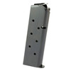 Kimber America 1000089A 1911 .45 ACP Black 8-Round Magazine - Full-Length Grip, Pre-Drilled for Base Pad, shown isolated on white background.
