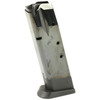 IWI US J941M910P Steel Magazine, high performance OEM accessory for reliable firearm operation, showing a metal magazine with a worn finish and black top with a magazine release catch.