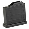 MDT 105026-BLK AICS Polymer Box Magazine - Detachable 5 Rounds for MDT Chassis and M24 Systems, black polymer magazine with five-round capacity.