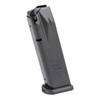 Sig Sauer 8901991, firearm magazine for 9mm pistols, black metal magazine with inductive markings.