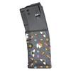 Mission First Tactical EXDPM556D-RU magazine, rifle magazine with colorful unicorn and rainbow pattern design.