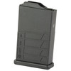 MDT 104447-BLK, compact black firearm magazine with textured surface and multiple capacity marking lines.