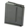 MDT 103208-BLK, gray firearm magazine with a rectangular shape and ridges for grip