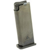 Kel-Tec P3AT-36, firearm magazine with a brushed metal finish and a black base plate.