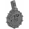 ProMag Industries REM-A2, clear polymer drum magazine for firearm magazines.