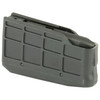 Tikka S5850372, a black tactical magazine with a ribbed grip surface and a curved design suitable for feeding ammunition into a firearm.
