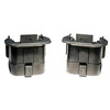 Nine-Reloaded 9R-AA-GLOCK Mag Loader Adapter for GLOCK 17/19/43X/48, two black magazine loader adapters for effortless reloading of GLOCK pistols.