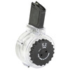 KCI USA KCI-MZ036, transparent tape dispenser with a black gear and a black tape cartridge inside.