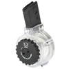 KCI USA KCI-MZ036, transparent tape dispenser with black knob and adjustable tape reel.