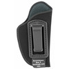 BLACKHAWK 73IP04BKA Inside-The-Pants Holster for Right-Handed Use – Comfortable & Accessible Concealed Carry for Small Autos, close-up of the holster showing its black design, retention strap, and adjustable features.