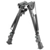 BLACKHAWK 71BP02BK Adjustable Bipod - Lightweight, No-Rust, 9"-13" Height for Precision Shooting