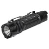 Streamlight 86001 PolyTac 1X Tactical Flashlight - Rugged, Rechargeable & Compact Tactical Light for Extreme Conditions, black tactical flashlight with textured grip and clip.
