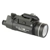 Streamlight 59152 TLR-1 HP Tactical Light - 65,000 Candela, 1,000 Lumens, Shock-Proof LED, One-Handed Interface, black tactical flashlight mounted on firearm
