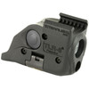 Streamlight 69293 Tactical Weapon Light with Integrated Laser for Handguns, 100 Lumens C4 LED, Durable Polymer Construction, shown in a close-up view highlighting its compact design and mounting features.