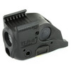 Streamlight 69293 Tactical Weapon Light with Integrated Laser for Handguns, 100 Lumens C4 LED, Durable Polymer Construction, close-up view of the weapon light showing its compact design and features.