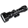 Streamlight 88139 ProTac Rail Mount VIR Pro - Dual IR & White Light Tactical Flashlight with Integrated Safety Cutoff & M-LOK Adapter, black tactical flashlight with adjustable focus and mounting system.