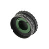 Burris Optics 626403 Precision Elevation System - Custom Dials for Accurate Shooting & Durable Finish, close-up view of the black and green precision elevation dial with engraved white numbers and markings.