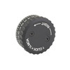 Burris Optics 626403 Precision Elevation System - Custom Dials for Accurate Shooting & Durable Finish, close-up of black tactical elevation dial with white markings and adjustment directions.