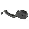 Crimson Trace Corporation Crimson Trace Laserguard Hellcat for Springfield Armory - Instinctive Activation Red Laser Sight, a compact black laser sight mounted on a handgun with easy activation for improved shooting accuracy and concealed carry.