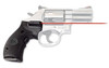 Crimson Trace Corporation Crimson Trace LG-306 Laser Sights for Smith & Wesson K & L-Frame, side view of the revolver with laser sight activated, enhancing shooting accuracy and visibility.