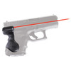 Crimson Trace Corporation 01-1340 G-Series Laser Sights for GLOCK, laser sight mounted on a handgun, showcasing precision targeting and ergonomic design.