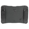 DeSantis Gunhide A87KJJJZ0 Quantico Double Mag Pouch, durable Kydex construction with dual tensioning, designed for 1.75-inch belts, black tactical magazine holder with engraved logo and flexible clips for secure attachment.