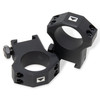 Steiner 5963 Extra High Scope Rings - Precision Alignment for 30mm Scopes on Picatinny Rails, black tactical scope rings for reliable mounting.