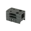 Shield Sights MNT-PICA-POL-SMS-RMS Adjustable Polymer Picatinny/Weaver Mount for Optics - Durable & Lightweight with Height Spacers, a rugged black mounting accessory for tactical optics.