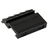 Shield Sights MT-45DEG-PICA, Premium 45 Degree Offset Picatinny Mount for RMS/SMS Optics, black metal mount with angular design and mounting screws.