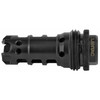 LanTac USA LLC LANTAC DGN556B-ASR Advanced Muzzle Brake for 5.56/.223 Rifles, black metal muzzle device with vents and threading for enhanced gunshot suppression and accuracy.
