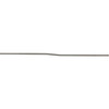 LanTac USA M-SPEC Gas Tube - Precision 306 Stainless Steel, Mil-Spec, with Roll Pin - Reliable Firearm Accessory, close-up of metal firearm gas tube with a slight bend on a white background.